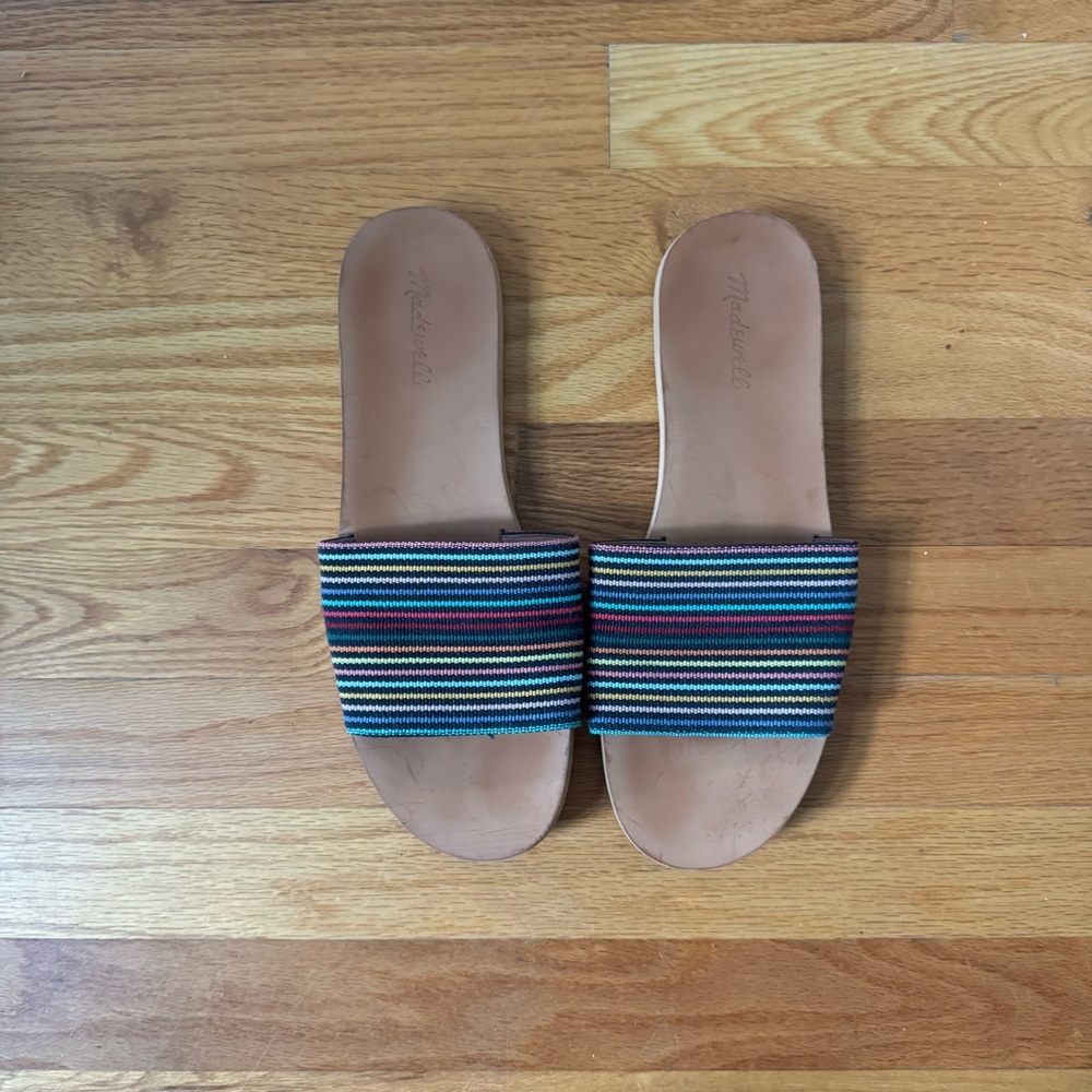Madewell Multi-Colored Sandals Slide